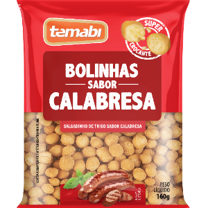 BOLINHAS SABOR CALABRESA TEMABI 160GR
