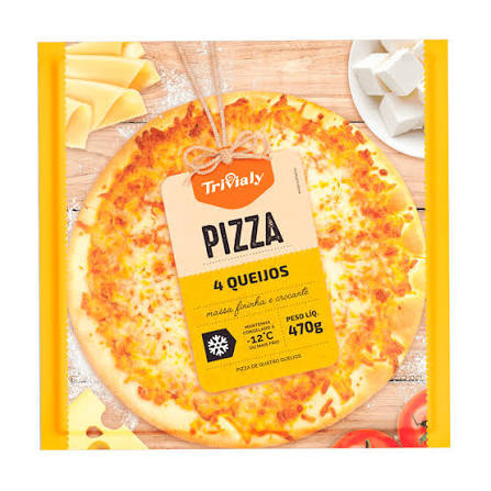 Pizza Trivialy 470G 4 Queijos