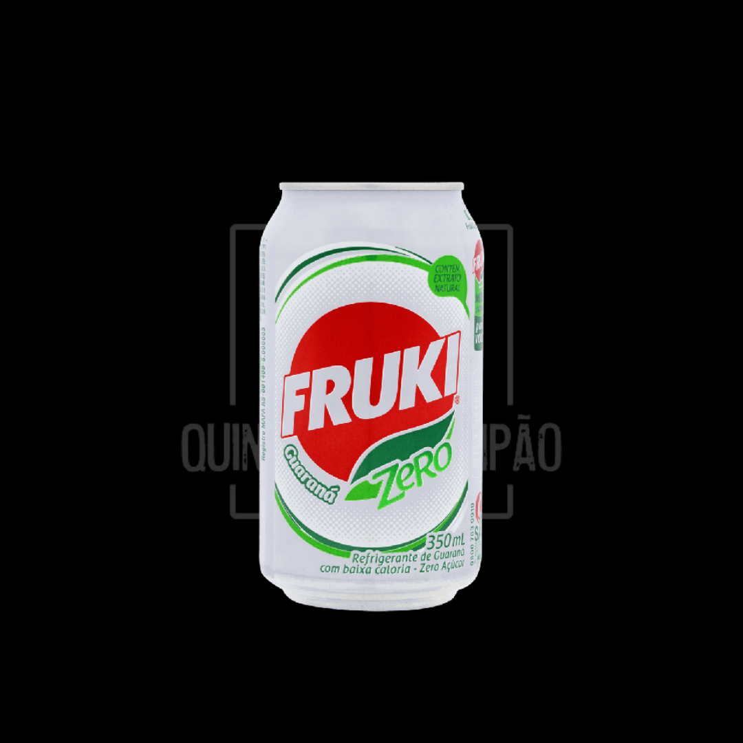 Fruki guaraná zero lata 