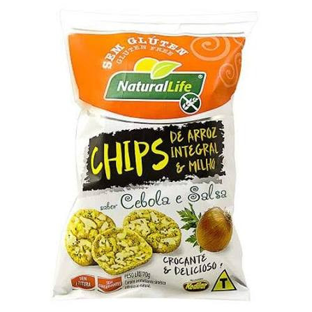 Chips Natural Life Arroz Milho Zr Gl Ceb Salsa 70g