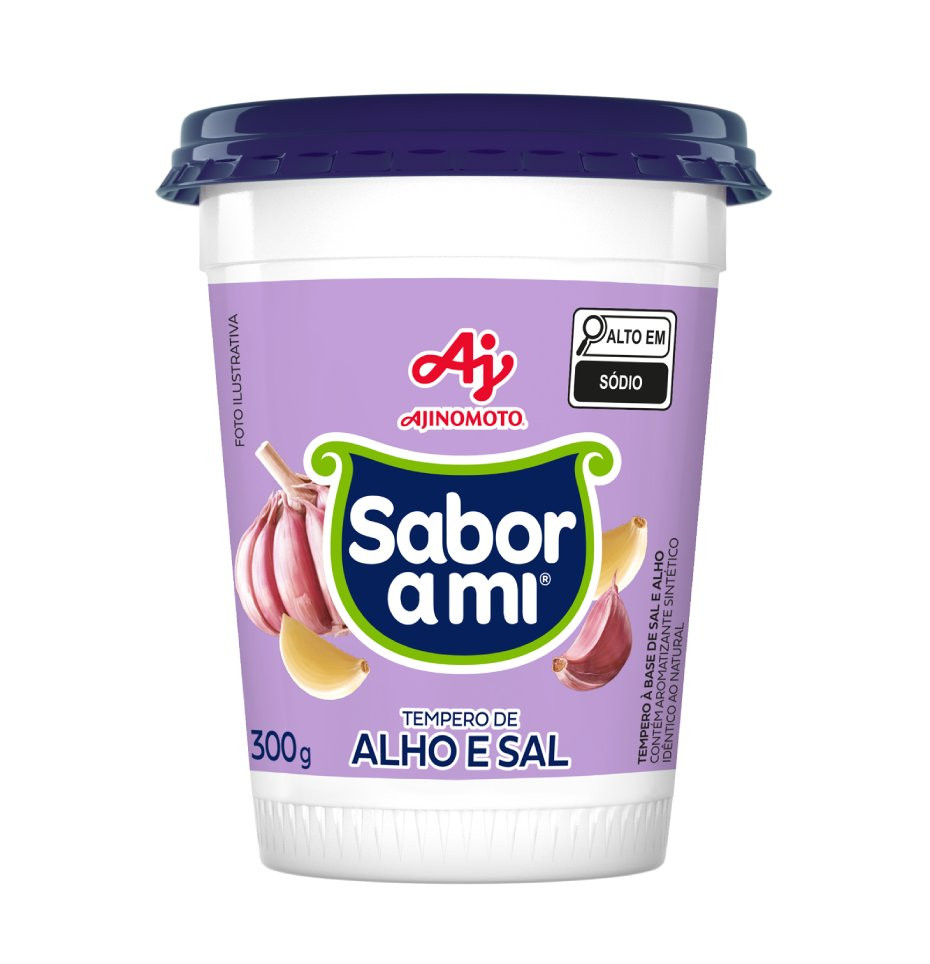 Tempero Alho e Sal Sabor a Mi 500g