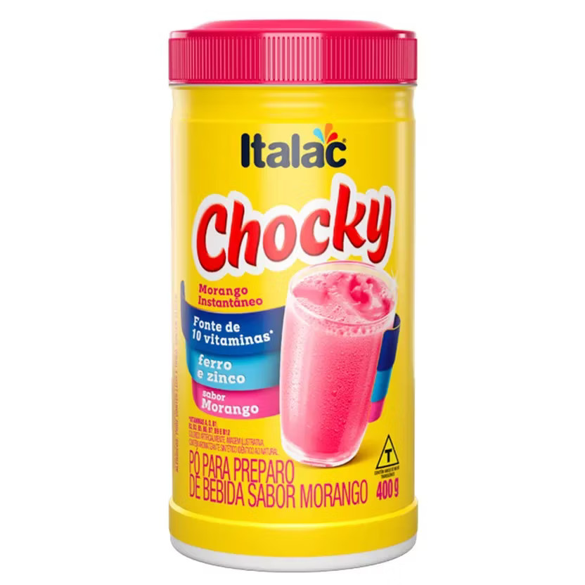 Achocolatado Italac morango 400g