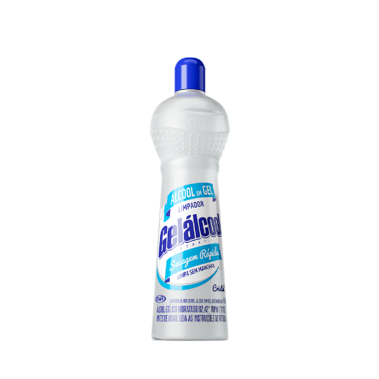 ALCOOL GEL 62,4 INPM GELALCOOL 470G CRISTAL