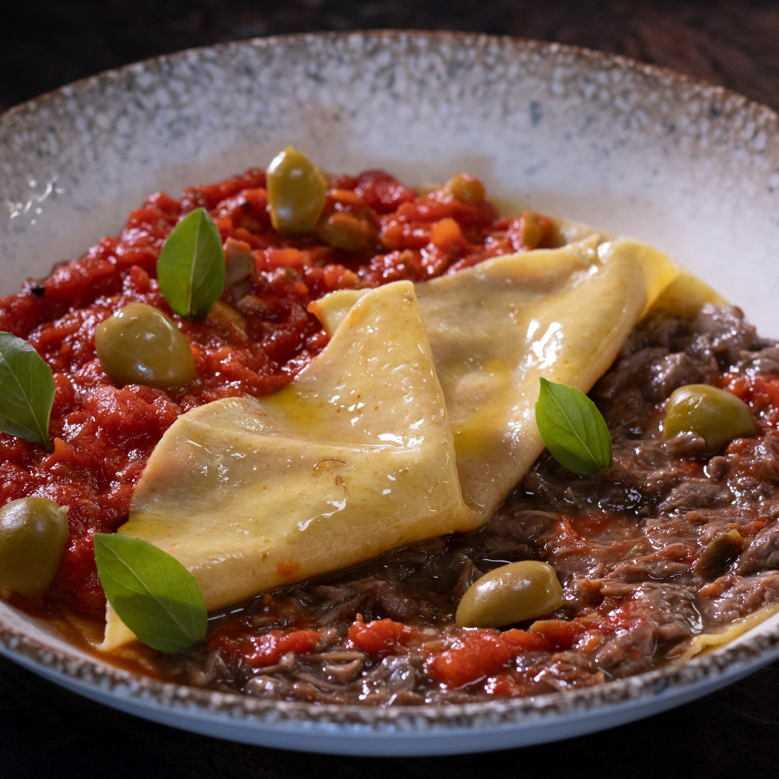 RAVIOLI GIGANTE DE CORDEIRO