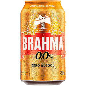 BRAHMA CHOPP ZERO LATA 350ML