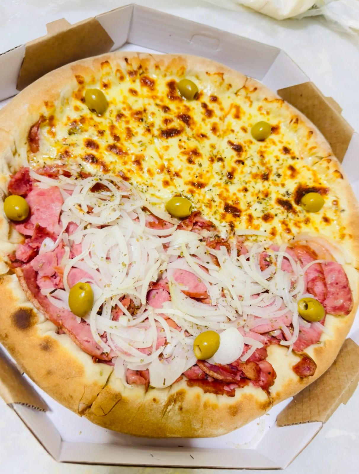 PIZZAS - 2 SABORES