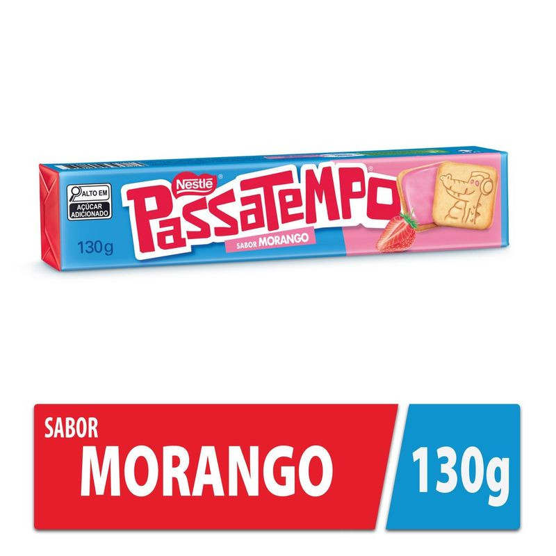 BISCOITO NESTLE PASSATEMPO MORANGO