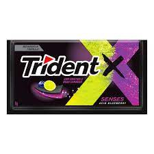 CHICLETE TRIDENT ACID BLUEBERRY 8G
