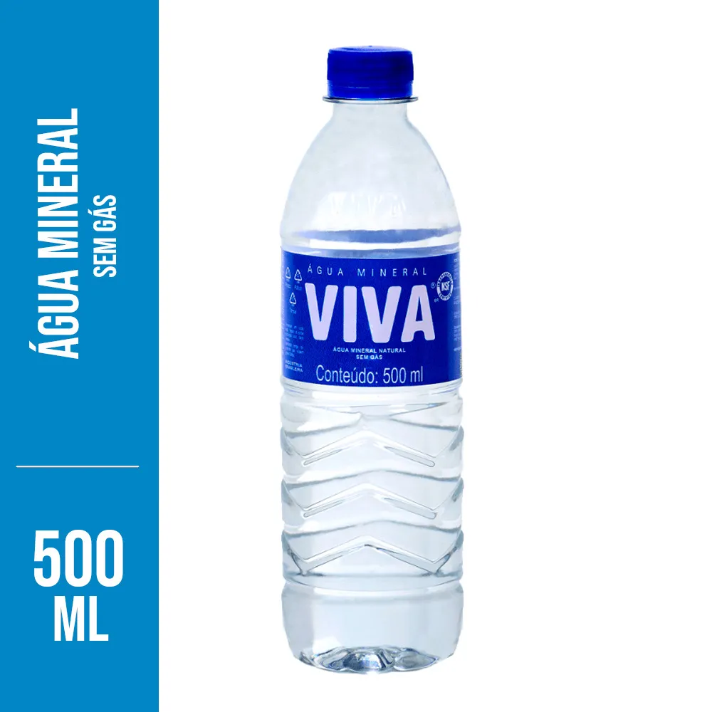 AGUA MINERAL VIVA S/ GAS 500 ML