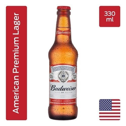 CERVEJA BUDWEISER LONG NECK 330ML
