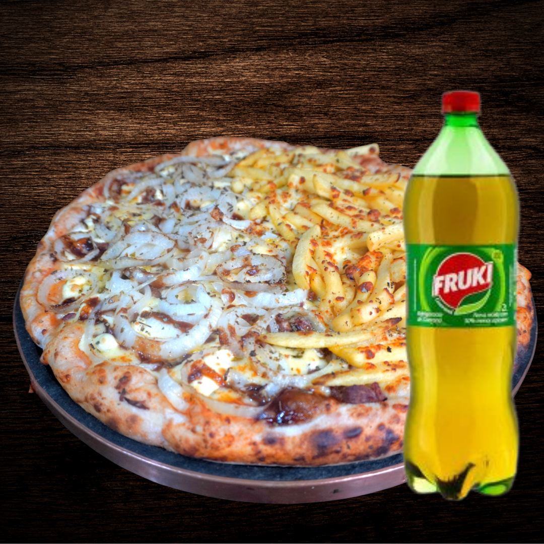 Pizza Grande + Fruki 2 litros