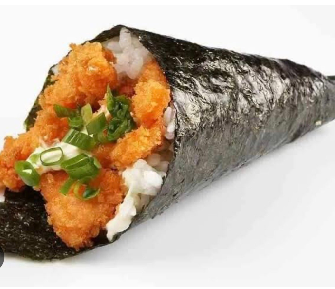 Temaki ebiten ( camarão empanado)