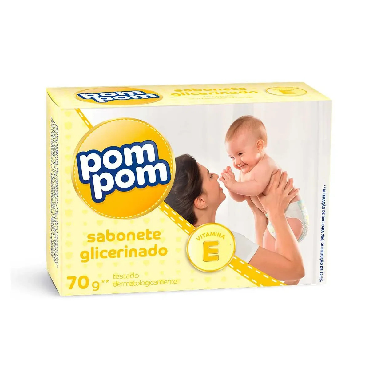 Sabonete Infantil em Barra Pom Pom Glicerinado – 70g