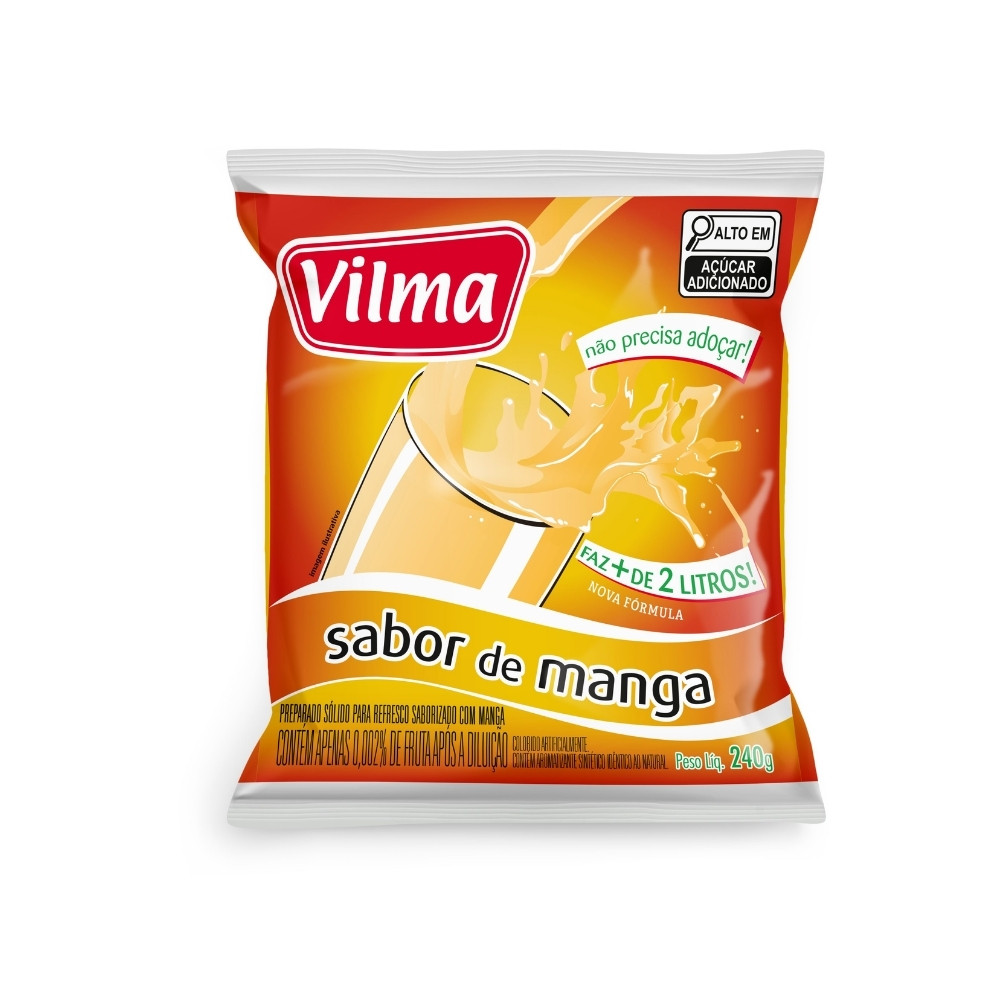 REFRESCO PO VILMA 240G LARANJA