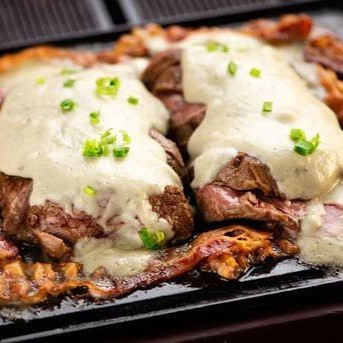PICANHA FATIADA E GRATINADA