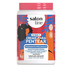 CREME PENTEAR SALON LINE 1KG 5 EM 1 TRAT PROLONGADO