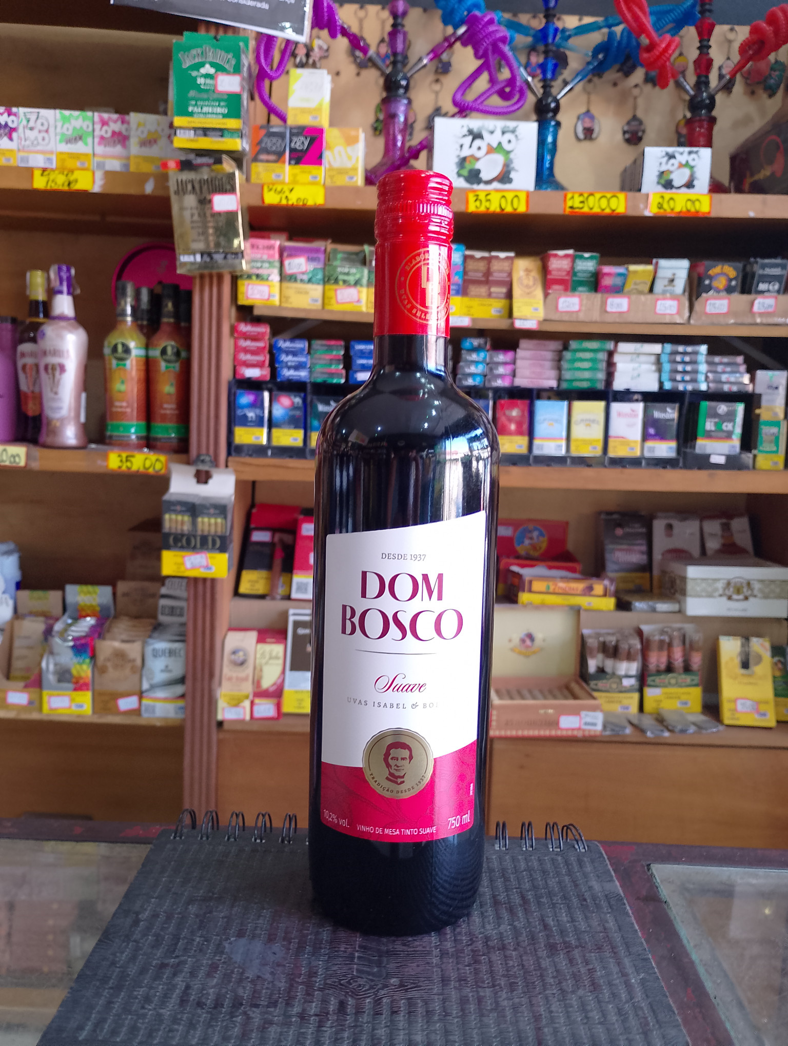 VINHO DOM BOSCO TINTO SUAVE 750ML