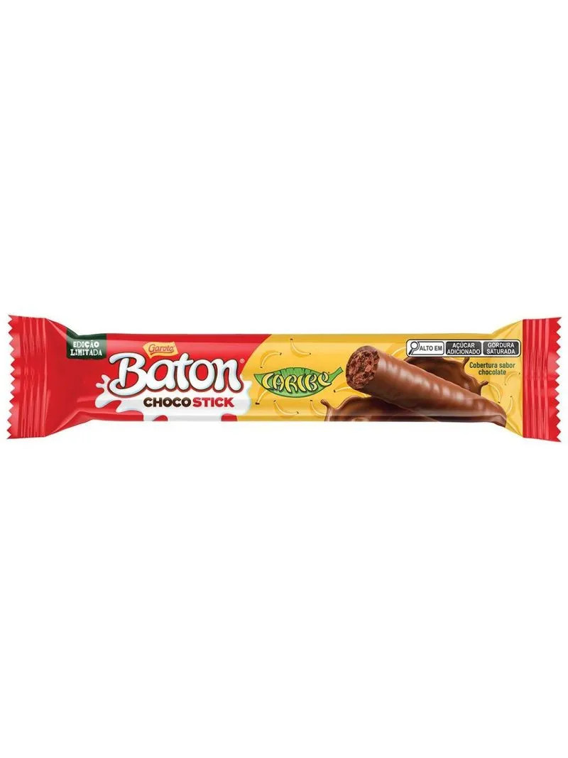 CHOCOSTICK GAROTO BATON/ CARIBE 24G