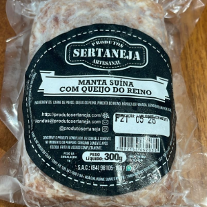 MANTA SUÍNA C\ QUEIJO REINO  300G