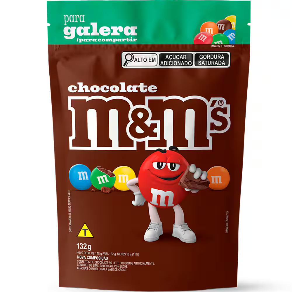 M&M´S CHOCOLATE AO LEITE SC132G
