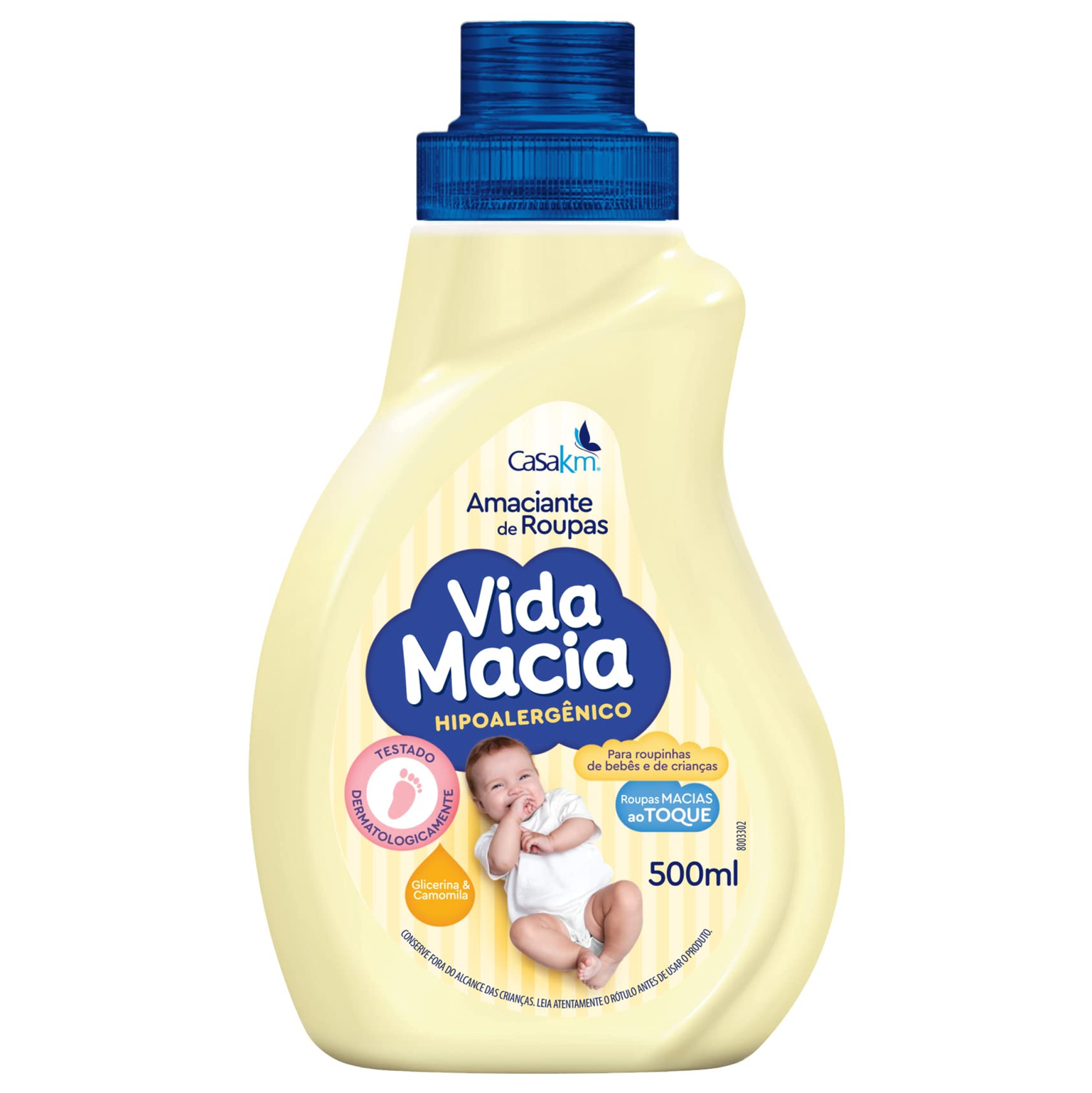 AMACIANTE VIDA MACIA GLICERINA E CAMOMILA 500ML