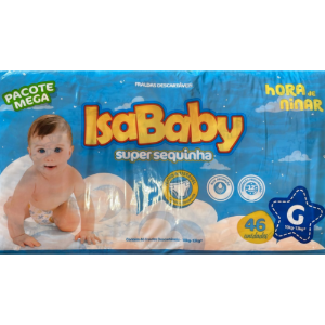 FRALDA ISABABY TAMANHOS