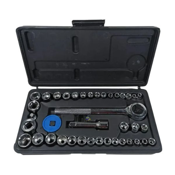 Jogo de Soquetes Flex 1/4" e 3/8" 40 Peças