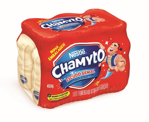 Leite Fermentado Nestlé Chamyto 450g 6un