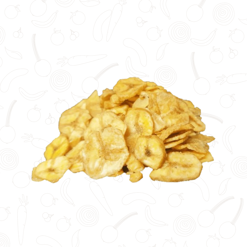 Banana Chips Com Sal 100g
