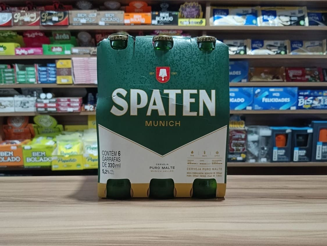 CERVEJA SPATEN PACK LONG 330ML