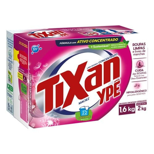 Sabao em Pó Tixan Maciez Ypê 1,6kg