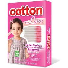 HASTES FLEXIVEIS COTTON LINE GIRL C/75