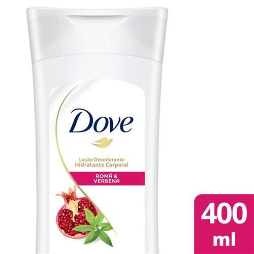 Loção Desodorante Hidratante Corporal Romã & Verbena Dove Frasco 400ml