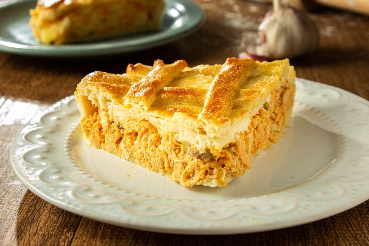 Torta de frango (Serve 1 Pessoa)