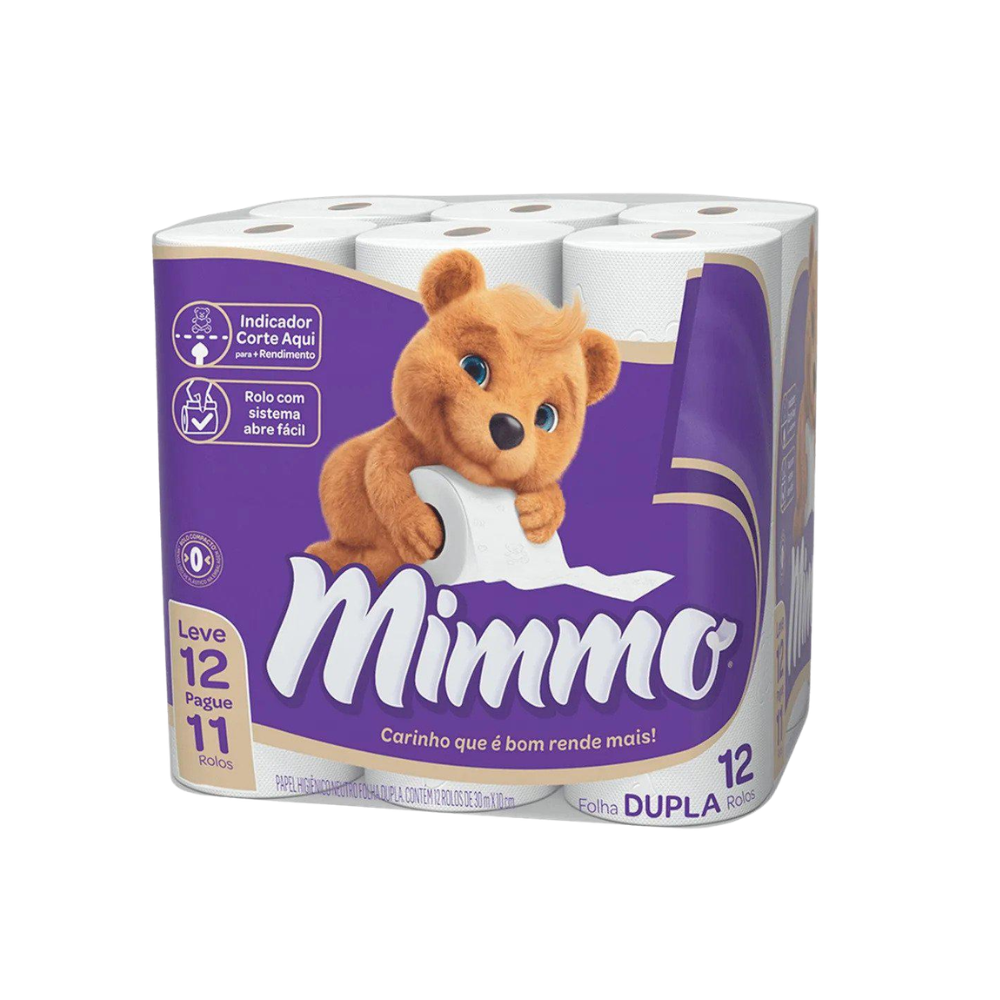 PAPEL HIG MIMMO FL DUPLA 30M PCT C12