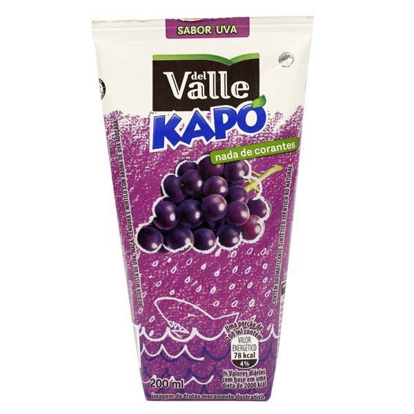 SUCO DEL VALLE KAPO 200ML UVA