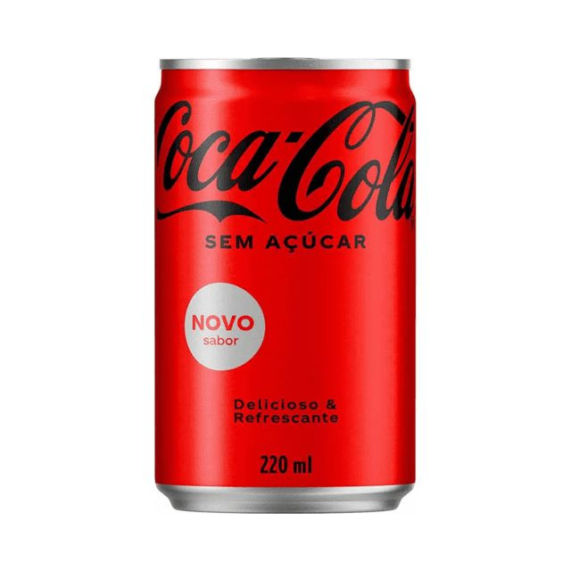 COCA COLA LATA S/AÇUCAR 200 ML