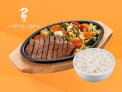 Teppanyaki de carne (600gr)