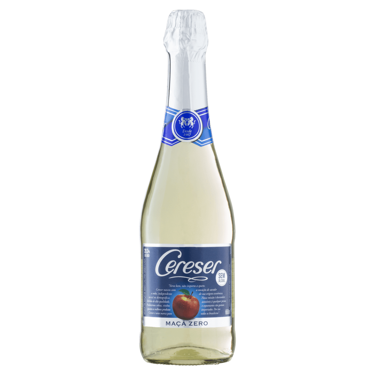 SIDRA CERESER MAÇA ZERO 660ML