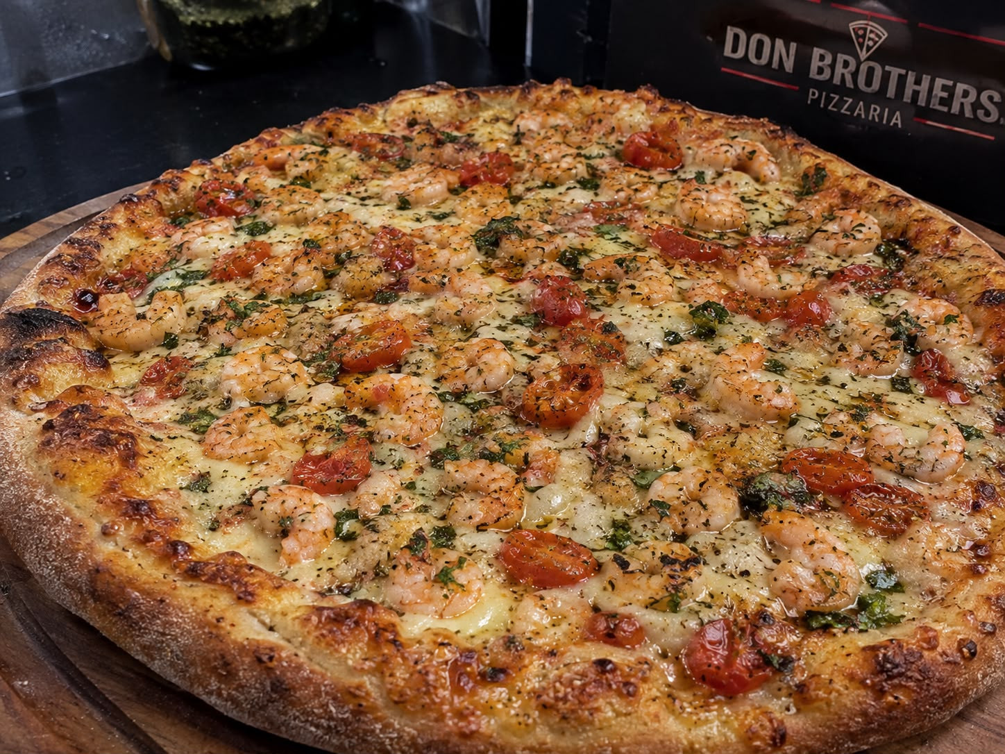 PIZZA DE CAMARÃO 