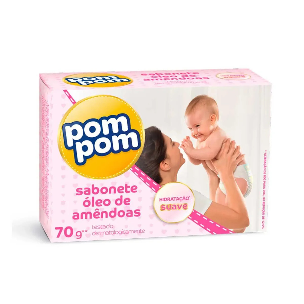 Sabonete Infantil em Barra Pom Pom Óleo de Amêndoas – 70g