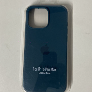 CAPA AZUL CLARO IPHONE 16 PRO MAX SILICONE CASE