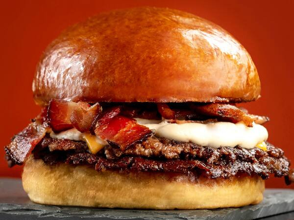 Smash Bacon & Gorgonzola Hambúrguer Artesanal