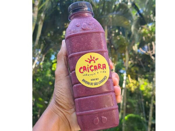 Smoothie açaí com morango