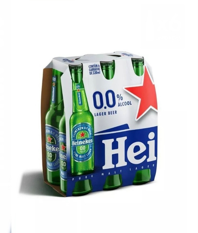 PACK HEINEKEN LONG NECK ZERO C/6 Uni 