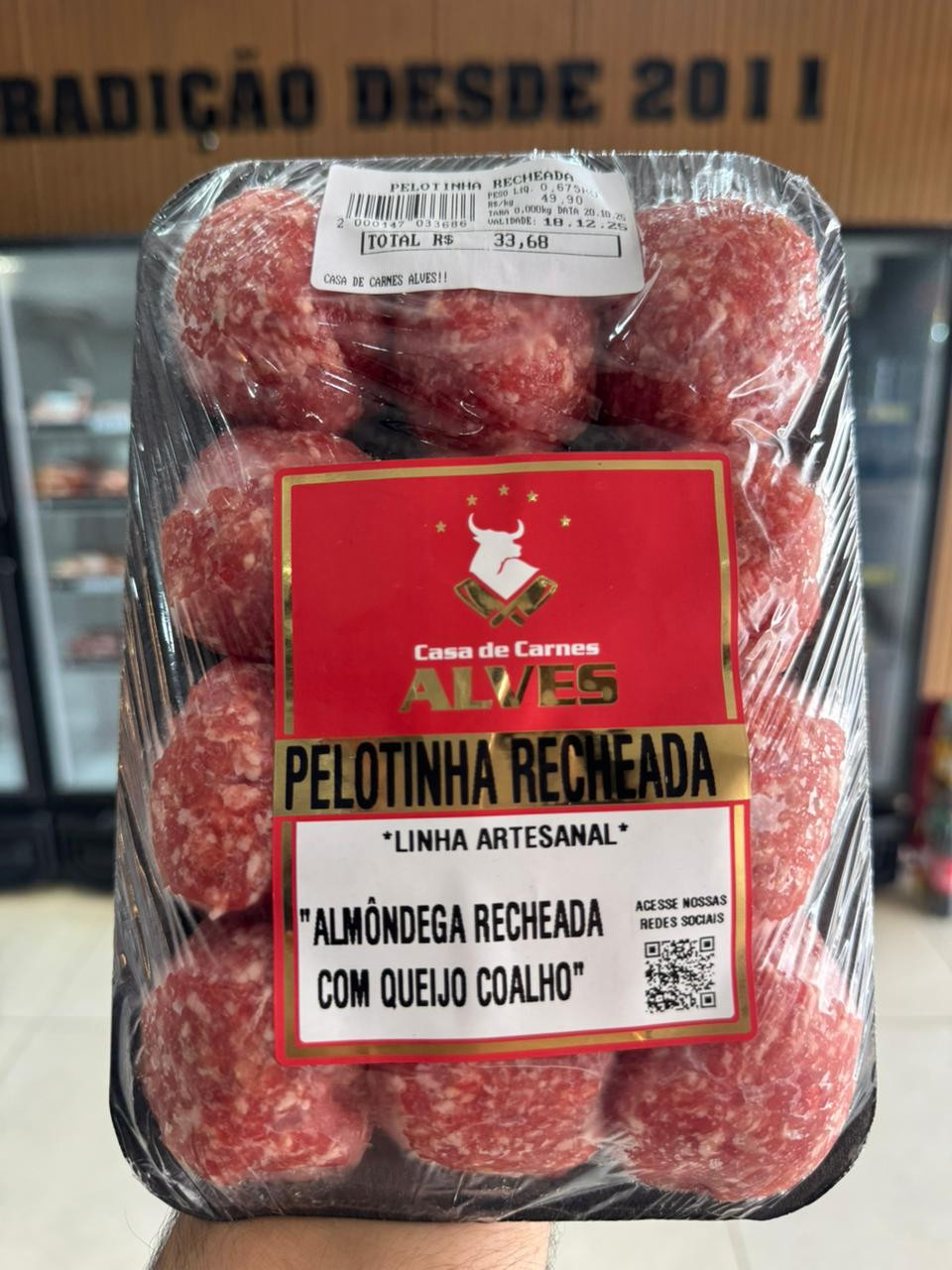 PELOTINHA RECHEADA (KG)