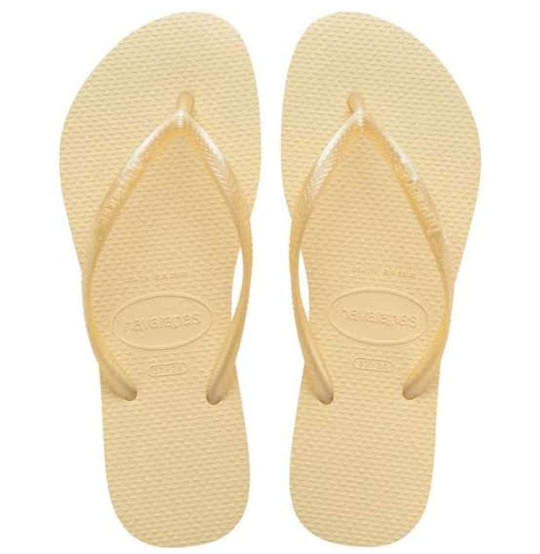 CHINELO HAVAIANAS SLIM BEGE 37-38