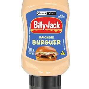 MAIONESE BURGUER BILLY& JACK 355G