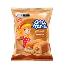 Bolo Ana Maria Banoffee (Plusvita) 70g