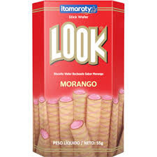 BISC WAFER LOOK MORANGO 55G